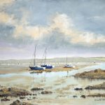 Portsmouth Harbour Looking North from Hardway – Gosport Artist David Whitson