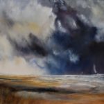 Ringwood Art Society – Approaching Storm – Seascape by Artist Jean Baylis