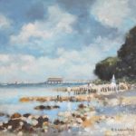 Bembridge Isle of Wight – Lifeboat Station – Hampshire Artists Gallery – Becky Samuelson Coastal Art