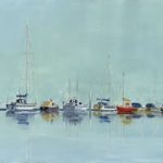 Isle of Wight – River Medina – Moored Boats – Sailing Art Gallery