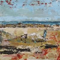 St Helens Beach Bembridge – Isle of Wight Art Gallery – Rockpools