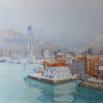 Portsmouth Harbour with Spinnaker Tower – Hampshire Art Gallery