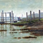Pontoon – Hardway Sailing Club Portsmouth Harbour – Fareham Art Group member David Whitson