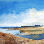 River Alver Stokes Bay – Oil Landscape – Gosport Artist David Whitson