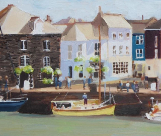 Padstow, Cornwall - Oil Painting by Petersfield Hampshire Artist Alison Udall