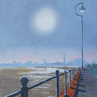 Priddys Hard Gosport Harbour Wall – Hampshire Art Gallery