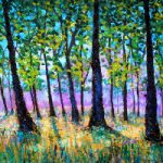 New Forest – Acrylic Painting by Impressionist Hampshire Artist Paul J Best
