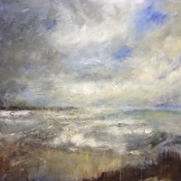 Seascape – Art by Hampshire Artist, Art Tutor and Lecturer, Clarissa Russell