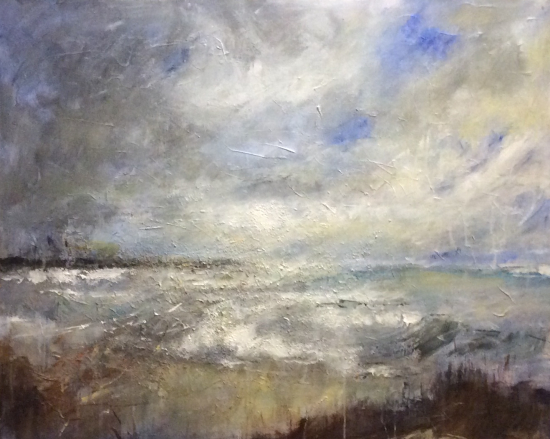 Seascape - Art by Hampshire Artist, Art Tutor and Lecturer, Clarissa Russell