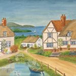 Hampshire Artist Alan Busby, Oil and Acrylic Landscape Art – Waterside