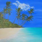 Seascape by Fareham Art Group Artist Sylviane Thomas – Holiday Dream